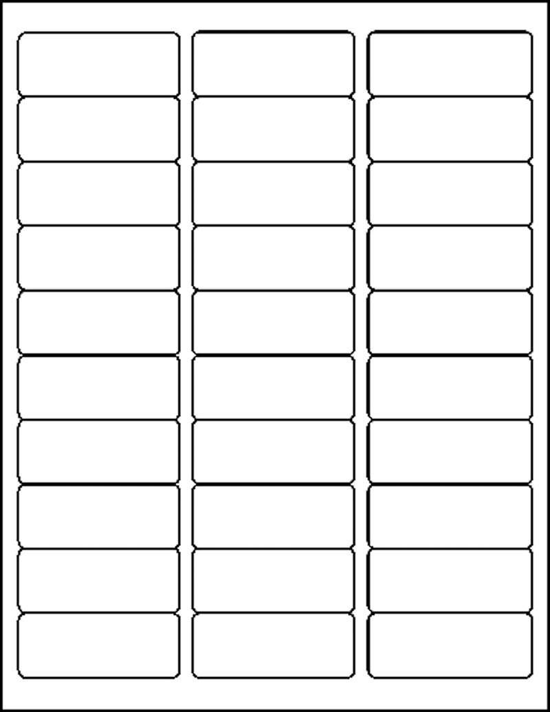 MACO Printable Labels for Mailing - Laser/Ink Jet Compatible Shipping Address Labels, 30 per Sheet, 1" x 2-5/8", Box of 250 Pages/7500 Labels, White - Image 3